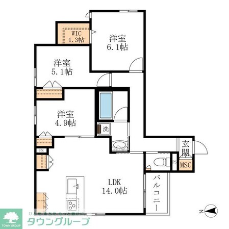 HEBEL MAISON 徳川園の物件間取画像